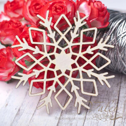 Чіпборд Valeo Сніжинка 65*65мм V2804