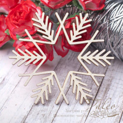 Чіпборд Valeo Сніжинка 66*58мм V2805