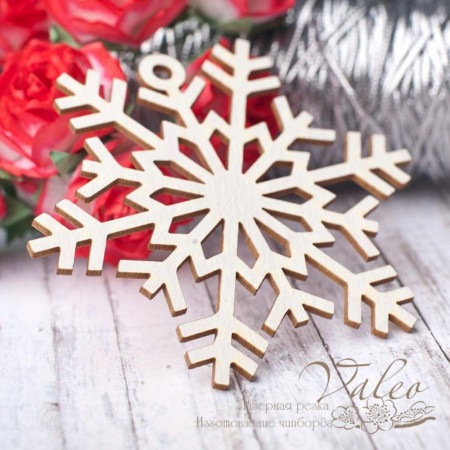 Чіпборд Valeo Сніжинка 71*72мм V2810