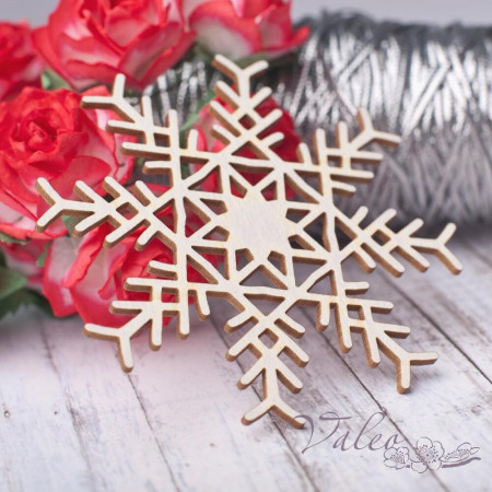 Чіпборд Valeo Сніжинка 66*66мм V2813