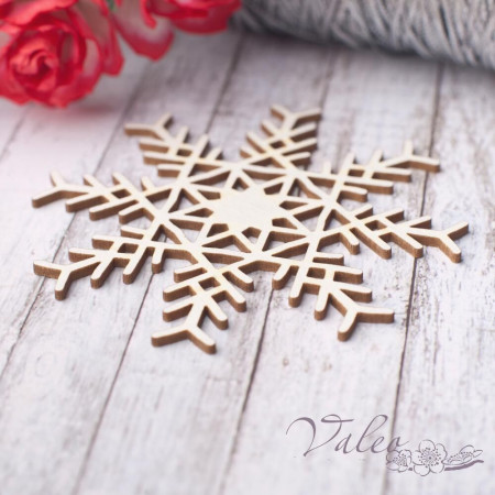 Чіпборд Valeo Сніжинка 66*66мм V2813