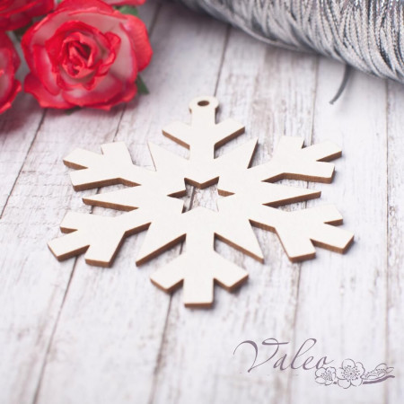 Чіпборд Valeo Сніжинка 65*64мм V2814