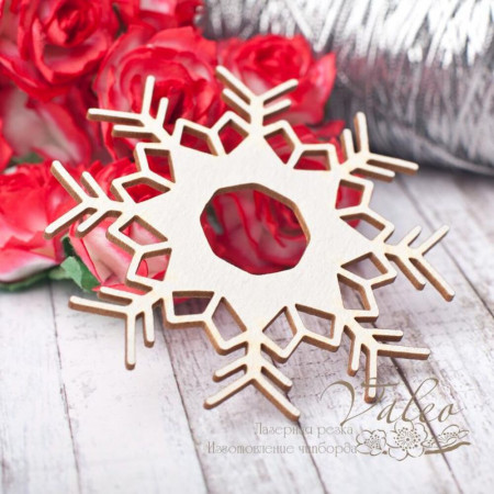 Чіпборд Valeo Сніжинка 65*65мм V2816