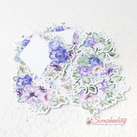 Набір висічок Бузкові квіти 14шт 