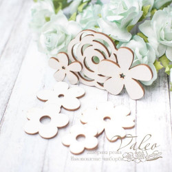 Чіпборд Valeo Квіточки 7шт V2832