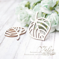 Чипборд Valeo Листики 2шт 33*46мм V2833