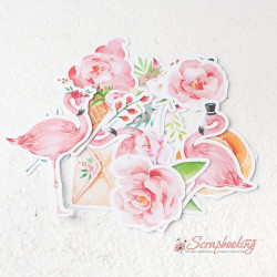 Набір висічок Фламінго 15шт 