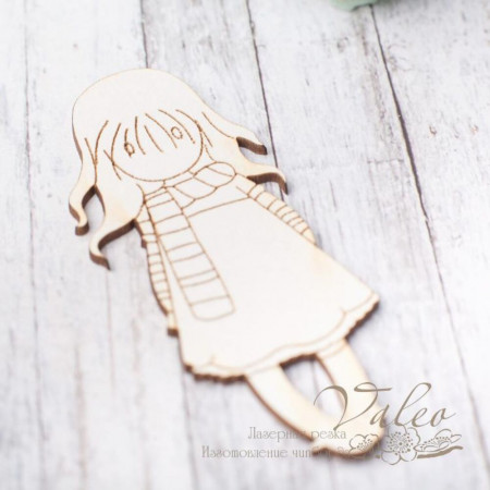 Чіпборд Valeo Дівчинка 29*68мм V2841