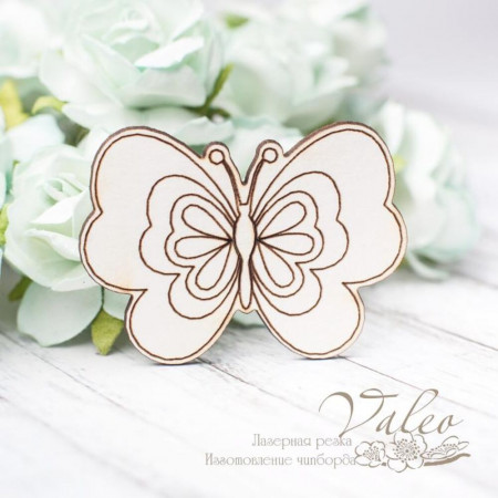 Чіпборд Valeo Метелик 53*50мм V2844