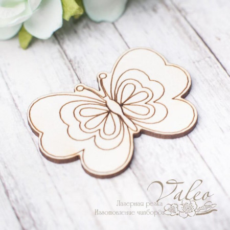 Чіпборд Valeo Метелик 53*50мм V2844