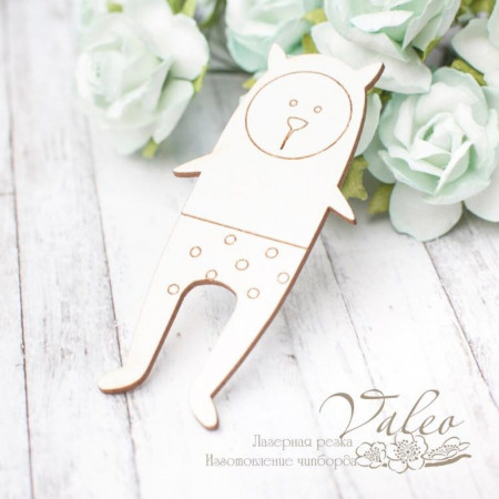 Чипборд Valeo Котик 33*70мм V2852