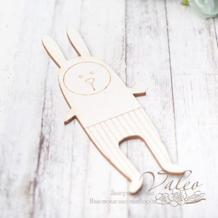 Чипборд Valeo Зайчик 30*78мм V2855