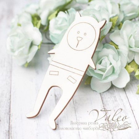 Чипборд Valeo Котик 33*70мм V2858