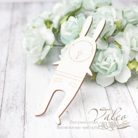 Чипборд Valeo Зайчик 30*78мм V2856