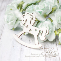 Чипборд Valeo Лошадка 44*41мм V2870