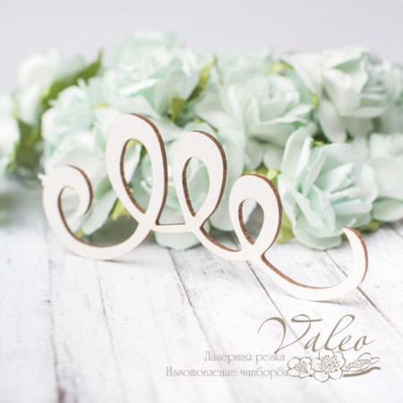 Чипборд Valeo Завиток 81*41мм V2873