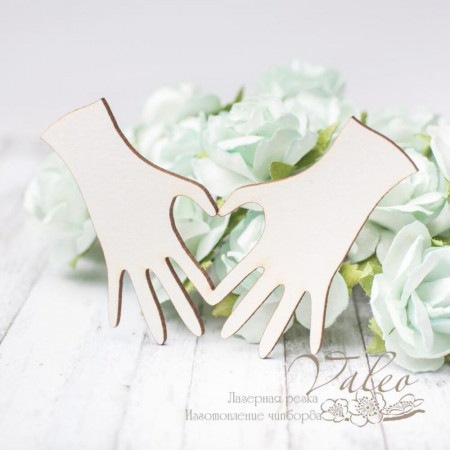 Чіпборд Valeo Серце 74*48мм V2875