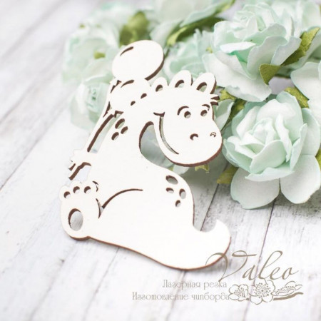 Чіпборд Valeo Динозавр з кульками 48*59мм V2880