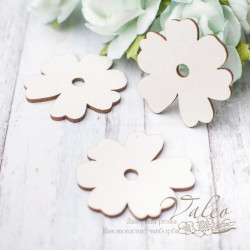 Чіпборд Valeo Квіточки 3шт 30*29мм V2885