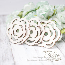 Чіпборд Valeo Квіточки 3шт 35*34мм V2887