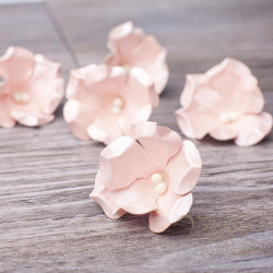 Набір квітів Valeo Польові паперові 35мм кораловий 5шт V2902