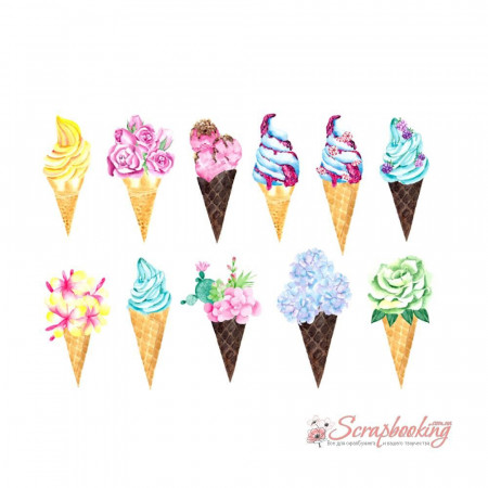 Набір висічок Морозиво 11шт 