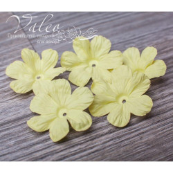Набір квітів Valeo Польові паперові 40*40мм жовтий 5шт V2906
