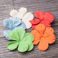 Набір квітів Valeo Польові паперові 50*50мм кольоровий мікс 5шт V2913