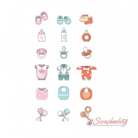 Набір висічок Малюк 18шт 