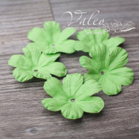 Набір квітів Valeo Польові паперові 40*40мм салатовий 5шт V2972