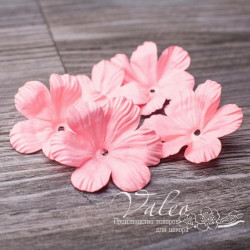 Набір квітів Valeo Польові паперові 50*50мм малиновий 5шт V2981