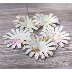 Набір квітів Valeo Ромашки паперові 50*50мм квітковий мотив 5шт V2992