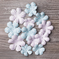 Набір квітів Valeo Польові паперові 45*45мм 40*40мм 35*35мм 12шт V3069