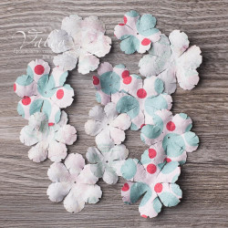 Набір квітів Valeo Польові паперові 45*45мм 40*40мм 30*30мм 12 шт V3076