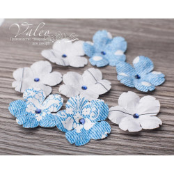 Набір квітів Valeo Польові паперові 35*35мм мікс 8шт V3080