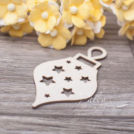 Чіпборд Valeo Ялинкова іграшка 31*58мм V3125