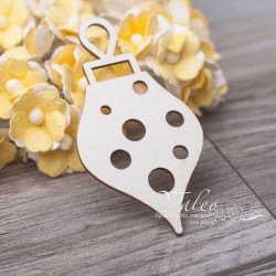 Чіпборд Valeo Ялинкова іграшка 31*58мм V3124