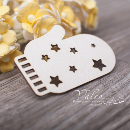 Чипборд Valeo Варежка 33*49мм V3133