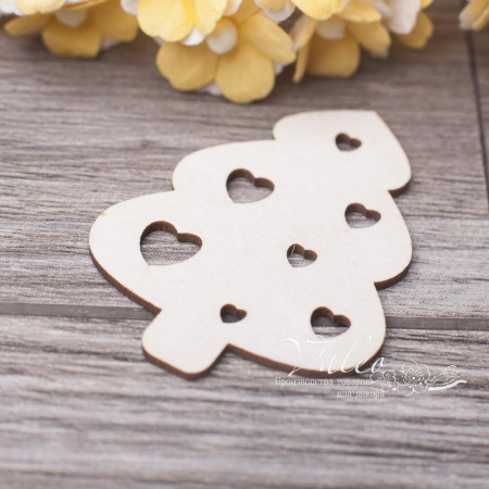 Чипборд Valeo Елочка 36*47мм V3128