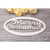 Чіпборд Valeo Рамка Merry Christmas 105*65мм V3137