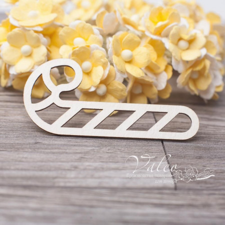 Чіпборд Valeo Новорічна цукерка 27*59мм V3127