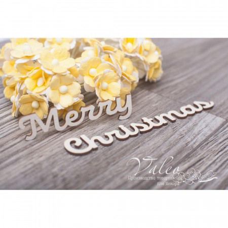 Чіпборд Valeo Merry Christmas 58*17мм 91*13мм V3135
