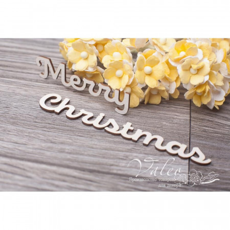 Чіпборд Valeo Merry Christmas 58*17мм 91*13мм V3135