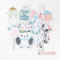 Набір висічок Лісові мешканці 16шт 