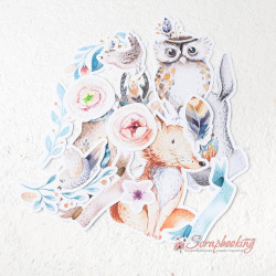 Набір висічок Лісові мешканці 2 19шт 