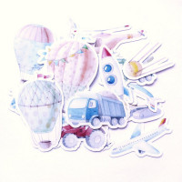 Набір висічок Транспорт 16шт