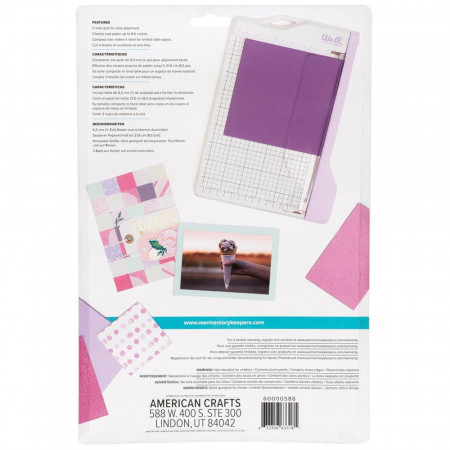 Різак для паперу We R Memory Keepers Mini Guillotine Paper Cutter Lilac