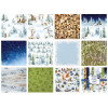 Набір паперу 20*20см Fabrika Decoru Country winter 10листов
