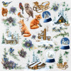 Набір паперу 20*20см Fabrika Decoru Country winter 10листов