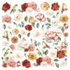 Набор бумаги 30*30см Fabrika Decoru Miracle Flowers 10листов